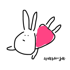 [LINEスタンプ] waru-sa.