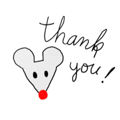 [LINEスタンプ] ねずみさんのスタンプ