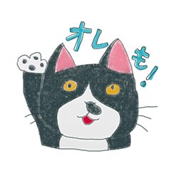 [LINEスタンプ] はちわれ猫の一徳スタンプ