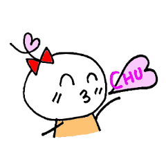 [LINEスタンプ] まるまるりぼんの日常