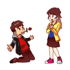 [LINEスタンプ] Boy Feelings