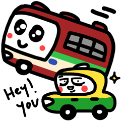 [LINEスタンプ] Thai Taxi ＆ Bus