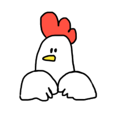 [LINEスタンプ] ニワトリのコウ