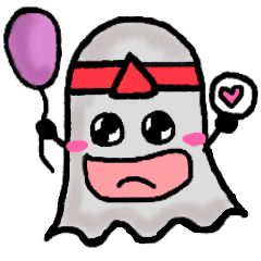 [LINEスタンプ] Small Black Ghost