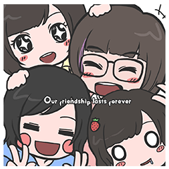 [LINEスタンプ] The More We Get Together
