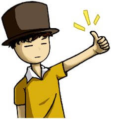 [LINEスタンプ] Little Hat's daily life！