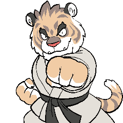 [LINEスタンプ] Judo tiger