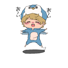 [LINEスタンプ] 動物着ぐるみを着る子達