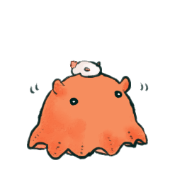[LINEスタンプ] シロウミウシ
