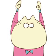 [LINEスタンプ] 人のようなネコ