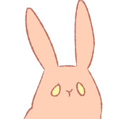 [LINEスタンプ] 多色うさぎ