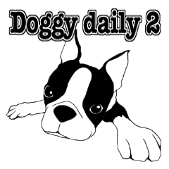 [LINEスタンプ] Doggy daily 2の画像（メイン）