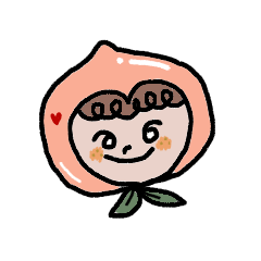 [LINEスタンプ] Little sweet-peach