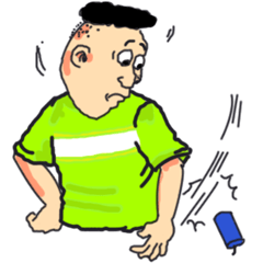 [LINEスタンプ] Si Jambul E.3