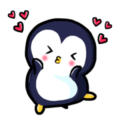 [LINEスタンプ] Gladys penguin