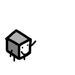[LINEスタンプ] キューブの久兵衛