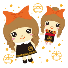 [LINEスタンプ] 杏ちゃん ＆ 花ちゃん