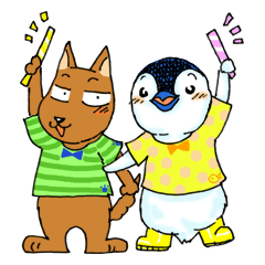 [LINEスタンプ] ライブへいこう！ループ＆ジョンスタンプ