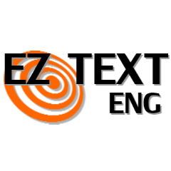 [LINEスタンプ] EZ TEXT ENG