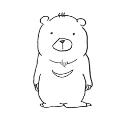 [LINEスタンプ] 熊田