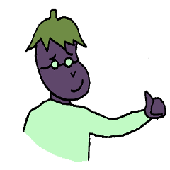 [LINEスタンプ] なすび先輩