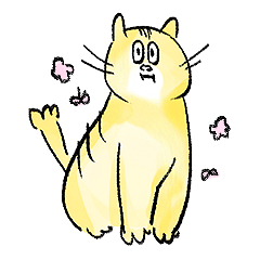 [LINEスタンプ] 猫のつばさ