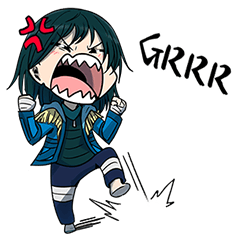 [LINEスタンプ] Little wizard JingYu English version
