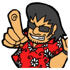 [LINEスタンプ] アロハなおっさん