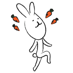 [LINEスタンプ] JoyRabbit