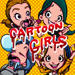[LINEスタンプ] THE CARTOON GIRLS