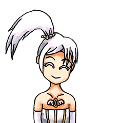 [LINEスタンプ] Sister White and Sister Black