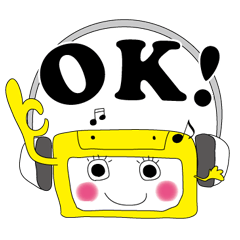 [LINEスタンプ] カラフル カセットテープ