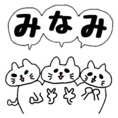 [LINEスタンプ] みなみさんが使うスタンプ