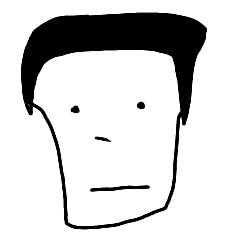 [LINEスタンプ] monochrome people