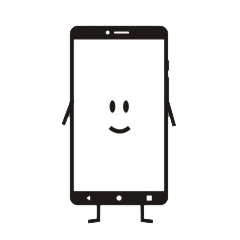 [LINEスタンプ] The Cute Smartphone