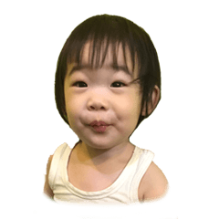 [LINEスタンプ] miya is my daughter 