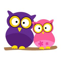 [LINEスタンプ] Owl in love 