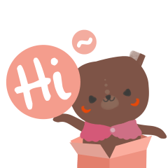 [LINEスタンプ] Bonnie bear first animated stickers.