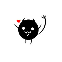 [LINEスタンプ] Little Devil ball