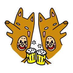 [LINEスタンプ] Uncle Wolf in yoga