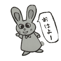 [LINEスタンプ] うさぎとか？
