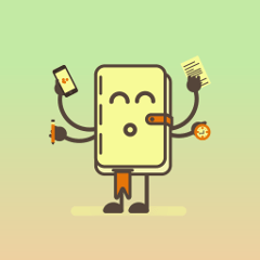 [LINEスタンプ] Busy Notepad