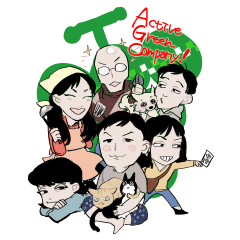 [LINEスタンプ] アクティブわいわいスタンプ2