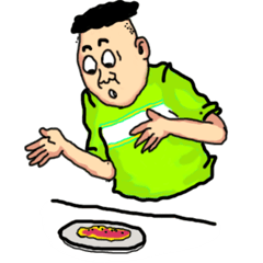 [LINEスタンプ] Si Jambul E.1