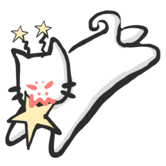 [LINEスタンプ] モンスターネコ