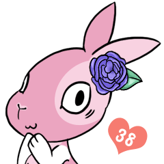 [LINEスタンプ] 38 Rabbit 