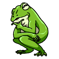 [LINEスタンプ] Annoying Frog