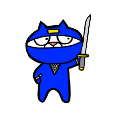 [LINEスタンプ] 忍者猫 タマオ