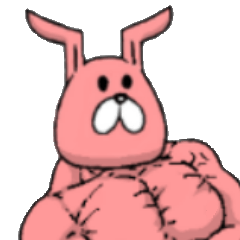 [LINEスタンプ] ピンクラビットの冒険2