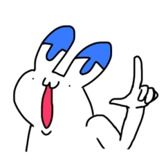 [LINEスタンプ] ホッキョクウサギとはこみん 文字無しVer.